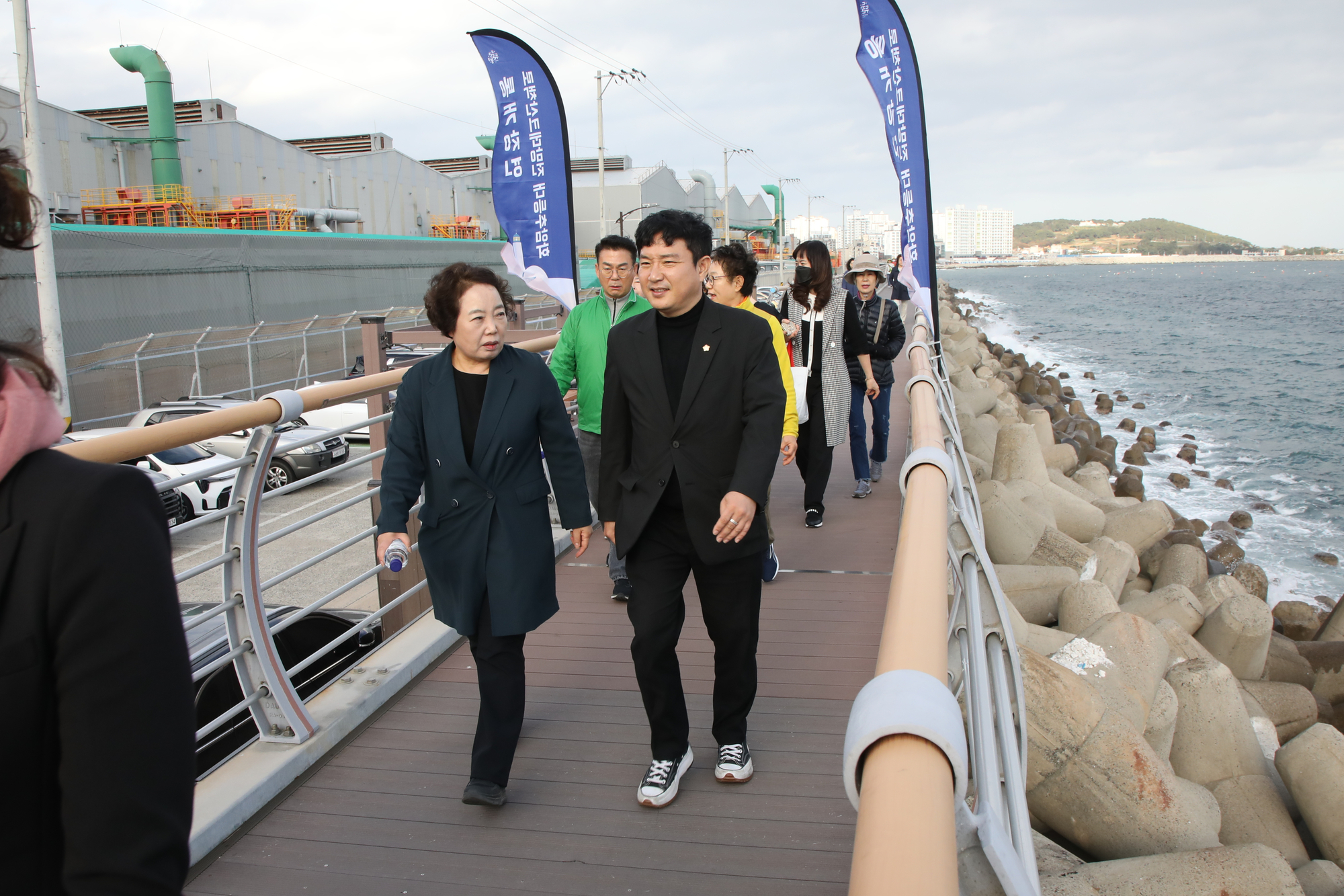 화암추등대 전망데크산책로 연장공사 준공식 및 걷기행사
