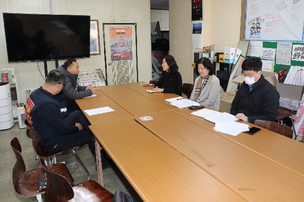 박경옥 의장 현대중공업 사내하청지회 방문