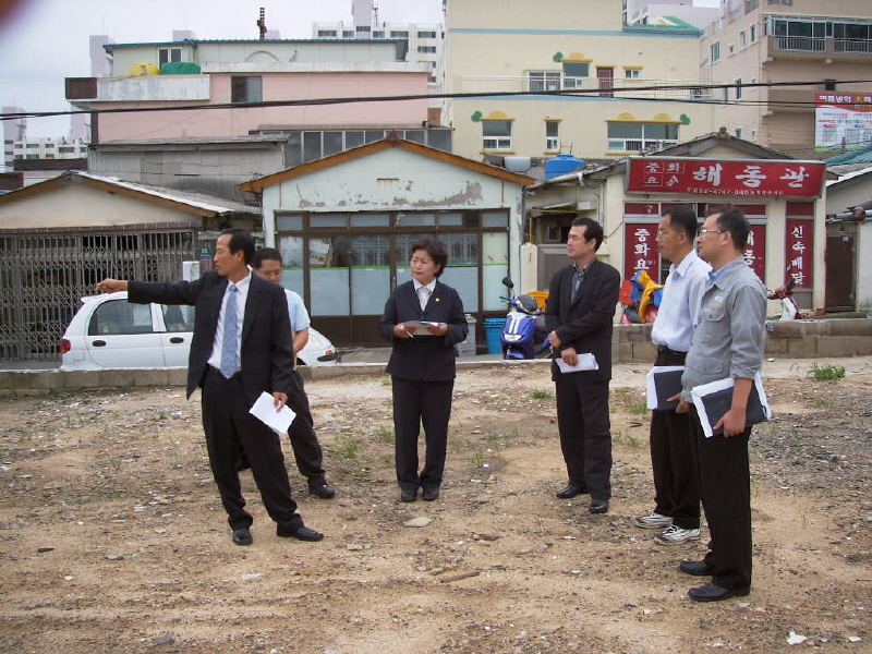 전하1동 공원예정부지 현장확인(2006-07-11)