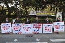 한국조선해양 본사 울산 존치 피켓시위(1)