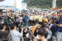 행정안전부 장관 석유제품운반선 화재 현장 방문