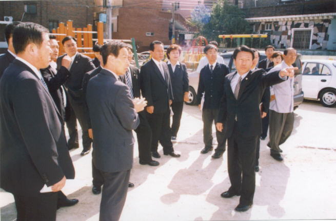 제55회 임시회 현장확인 - 전하어린이집 신축공사(2003.10.7)