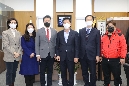 홍유준 의장 현대중학교 관계자 면담