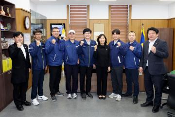 HD현대중공업 기능장회 봉사단 임원진 방문