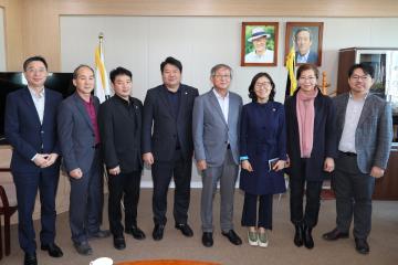 울산과학대학교 총장 환담